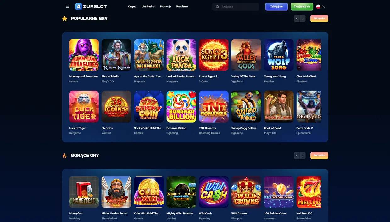 AzurSlot Graj I Wygraj